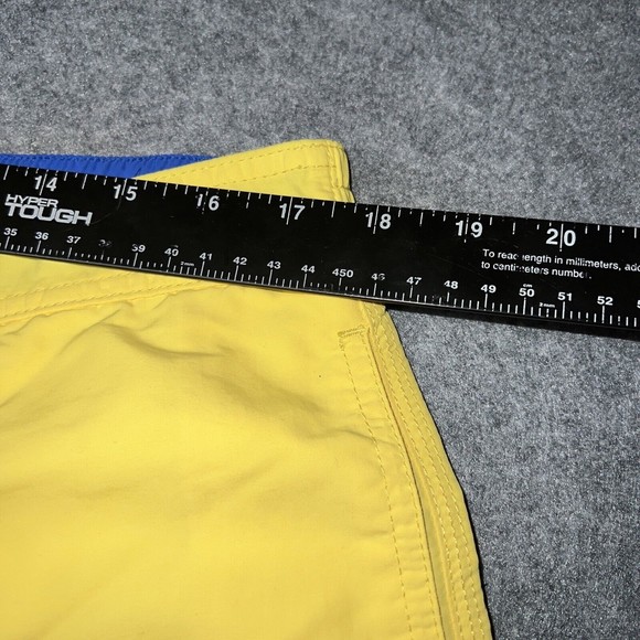 Polo Ralph Lauren Swim Trunks Mens XL Yellow Board Shorts Inseam Lined - Picture 3 of 10